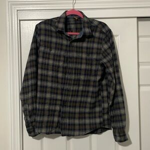 Size S flannel button-down shirt
